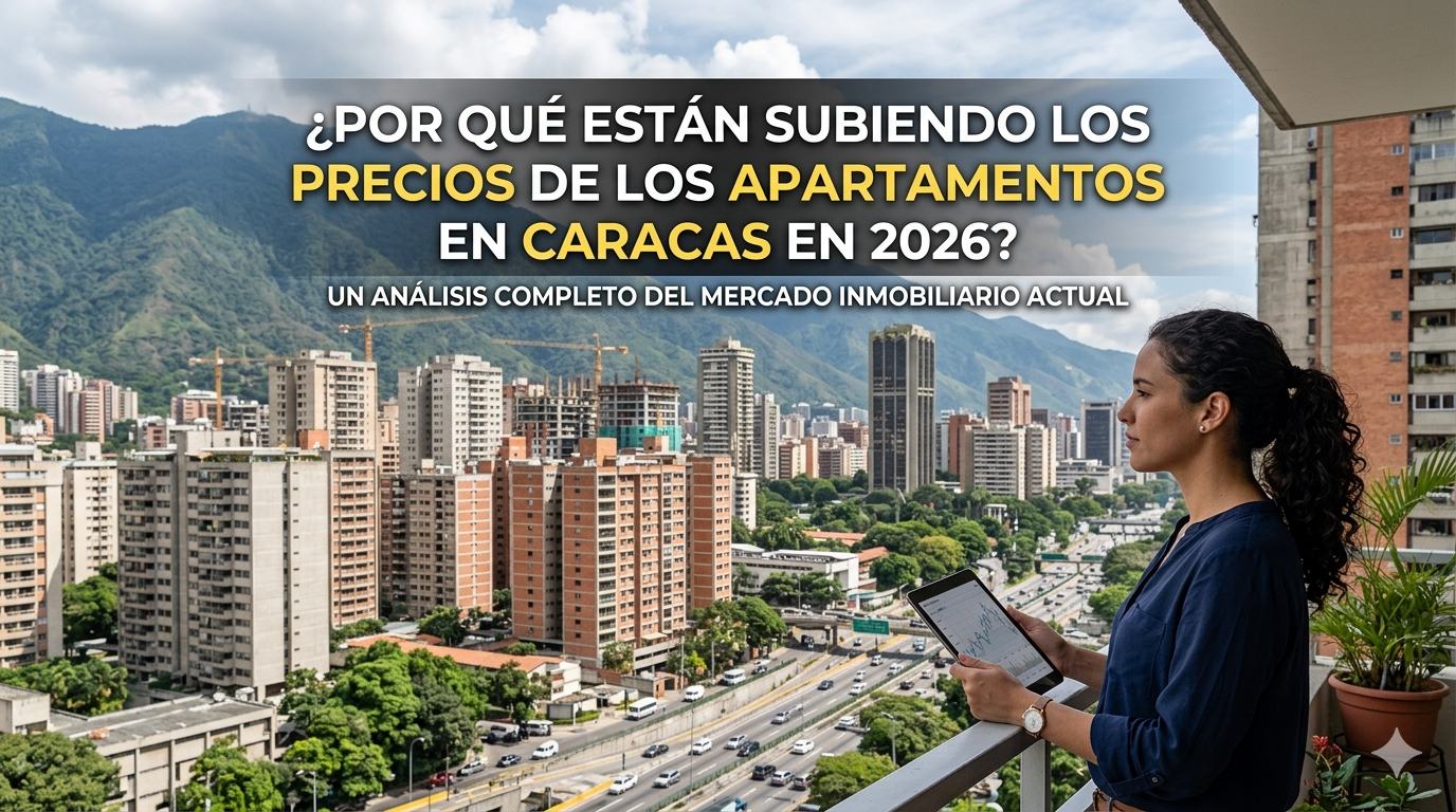 ¿Por qué están subiendo los precios de los apartamentos en Caracas en 2026?